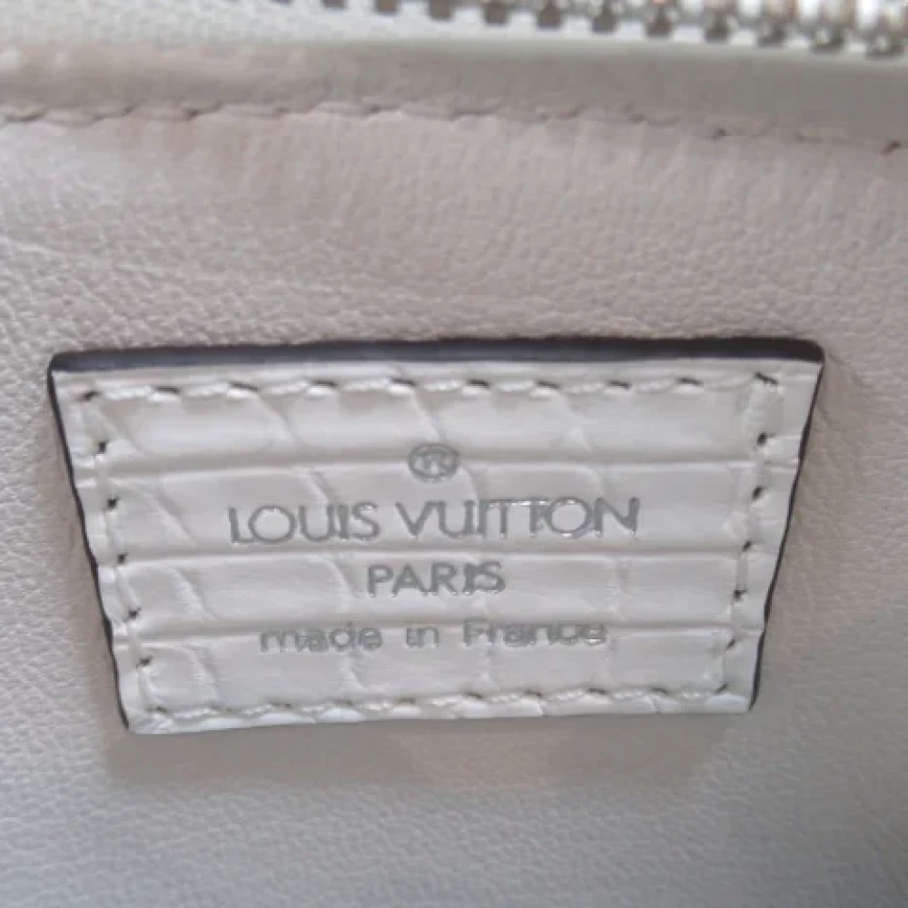 Louis Vuitton Vintage Pre-owned Plastic shoulder-bags White Dames