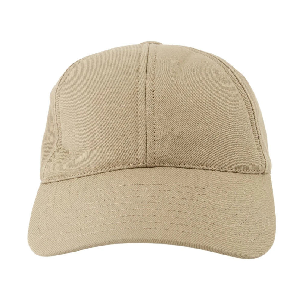 Courrèges Unisex Beige Accessoires One Size, Katoen, Geborduurde Pet Herfst-Winter 2025