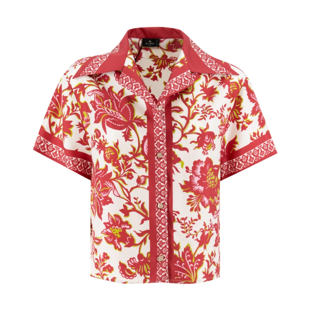 Etro Mujer Rojo Blusas Y Camisas, Talla: S