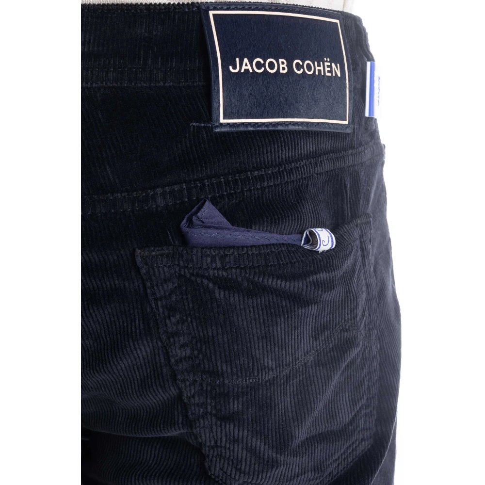 Jacob Cohën Luxe 5-pocket fluwelen jeans Blue Heren