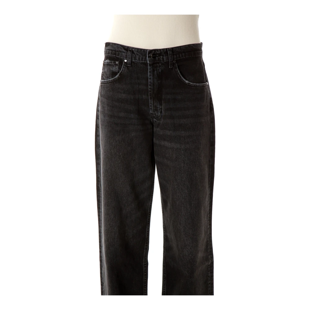 Anine Bing High-waisted Manon Jeans Gray Dames