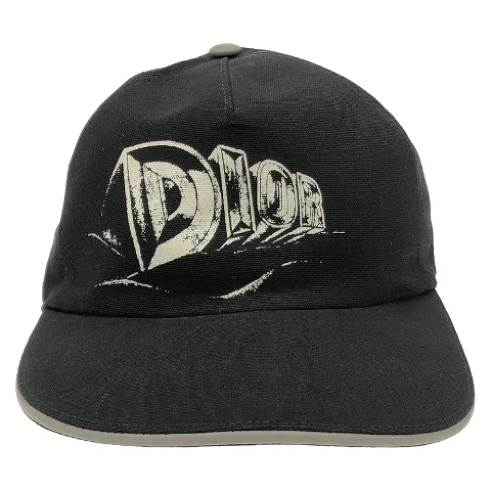 Dior Vintage Pre-owned Cotton hats Black Dames