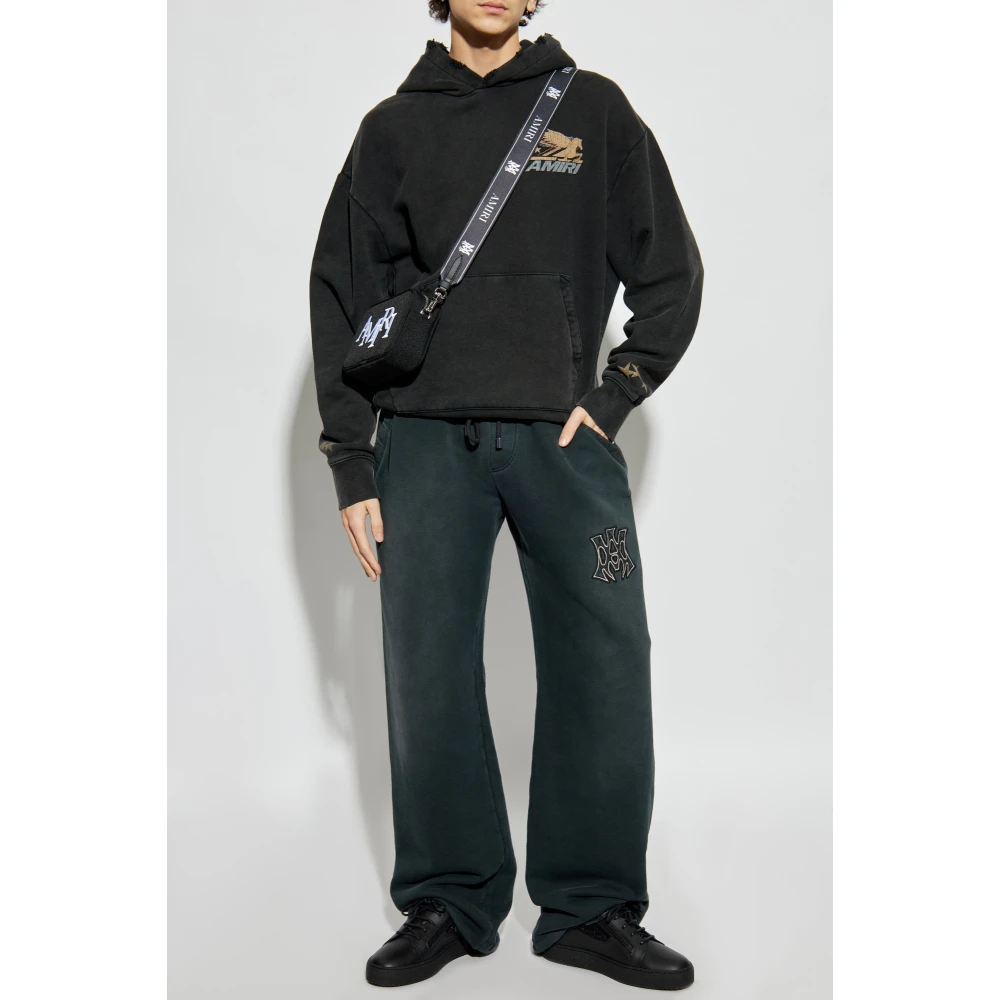 Amiri Sweatshirt met logo Black Heren