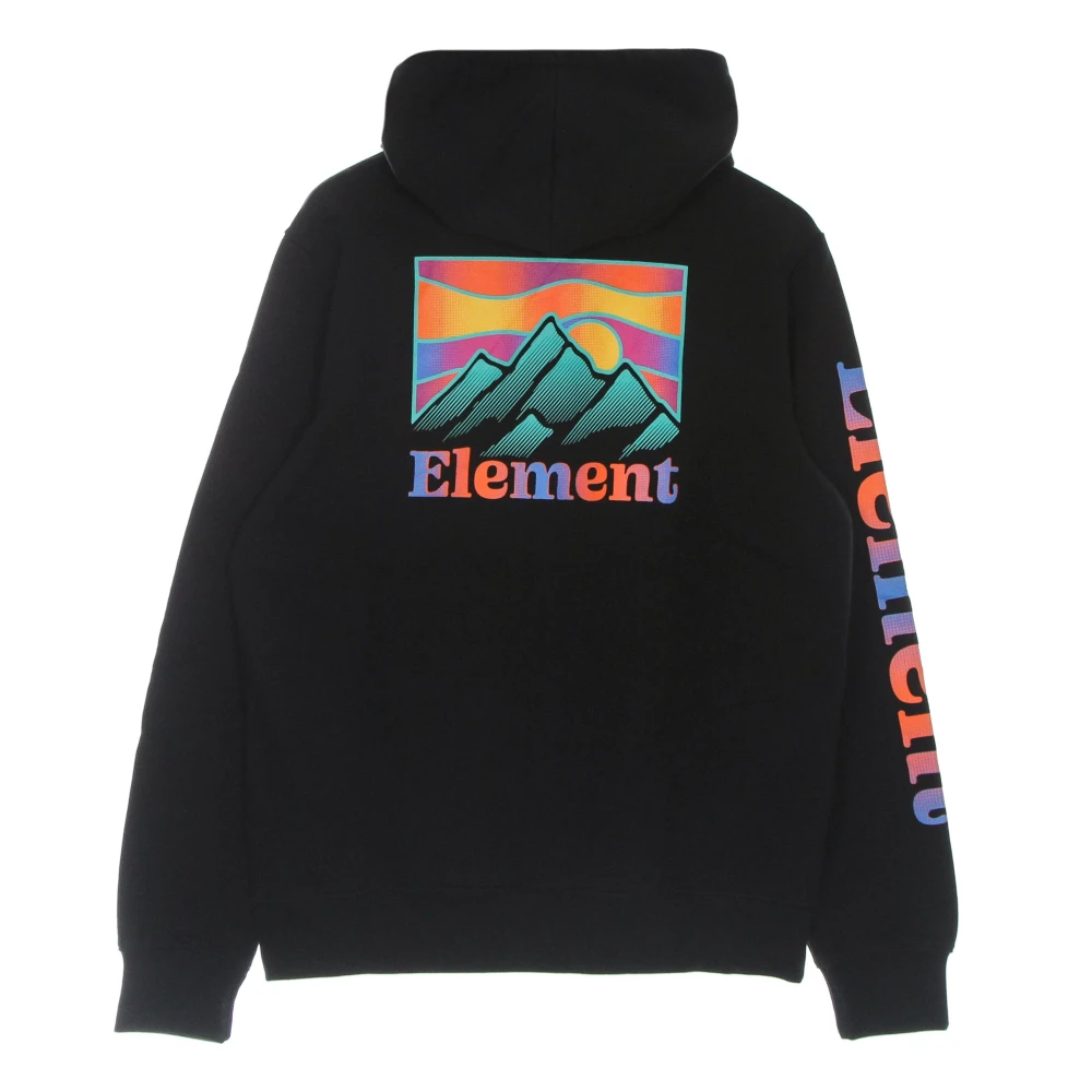 Element Zwarte Lichtgewicht Hoodie Black Heren