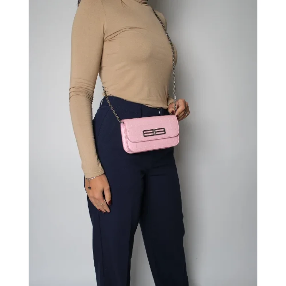Balenciaga Vintage Pre-owned Leather balenciaga-bags Pink Dames
