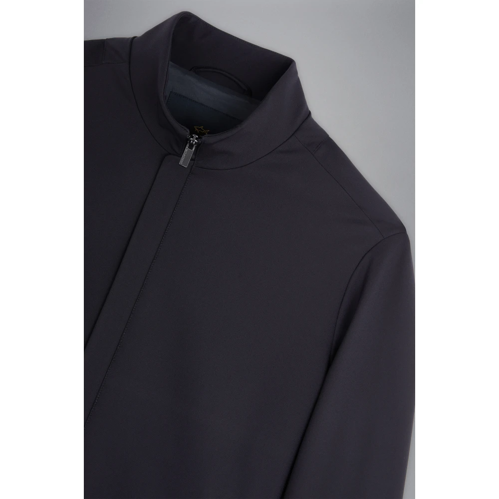 PAUL & SHARK Dynamische Stretch Zwarte Jas Black Heren