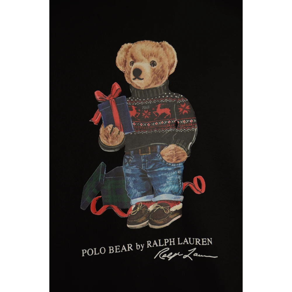 Ralph Lauren Lspohoodm6 Sweatshirt met Lange Mouwen Black Heren