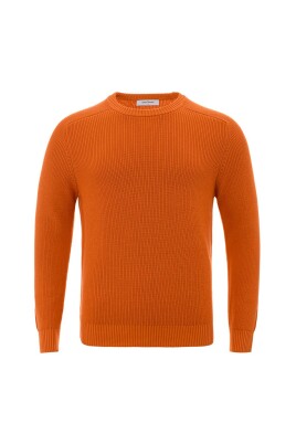 chic-orange-bomuldssweater