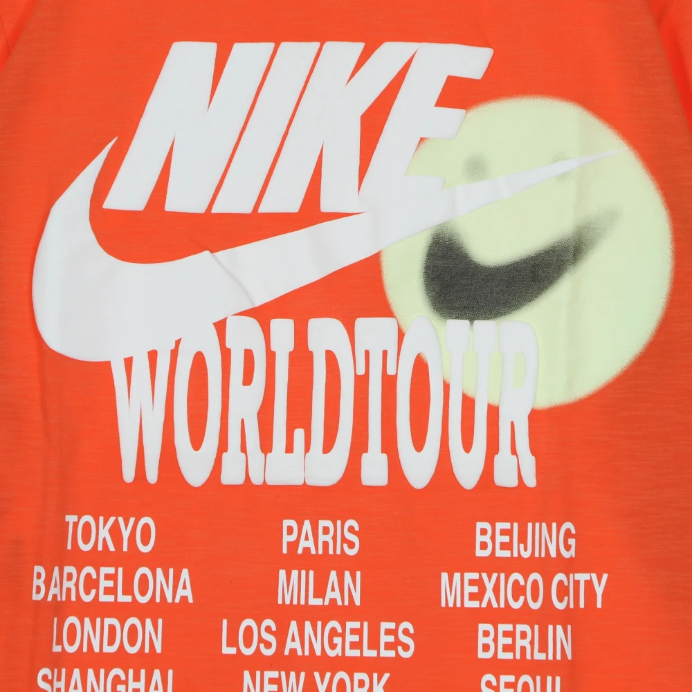 Nike Wereldtour Lange Mouwen Top Orange Heren