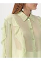 chemisier-blouse-en-soie-a-volants-vert