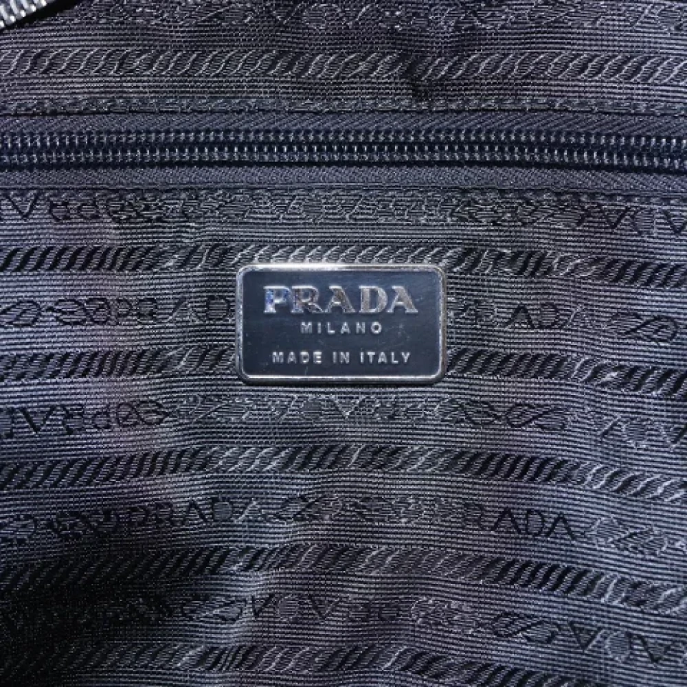 Prada Vintage Pre-owned Fabric totes Blue Dames