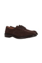 derbies-en-daim-marron-fonce