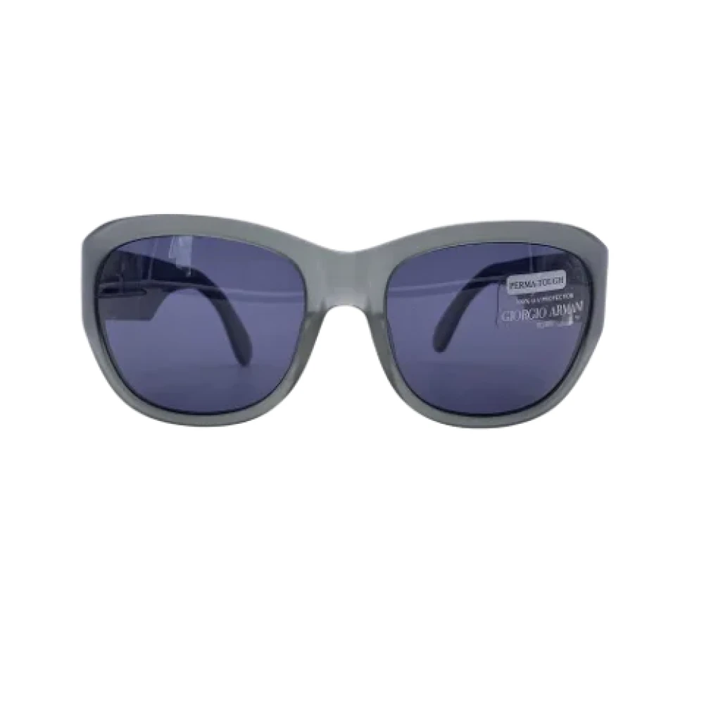 Armani Pre-owned Plastic sunglasses Blue Dames
