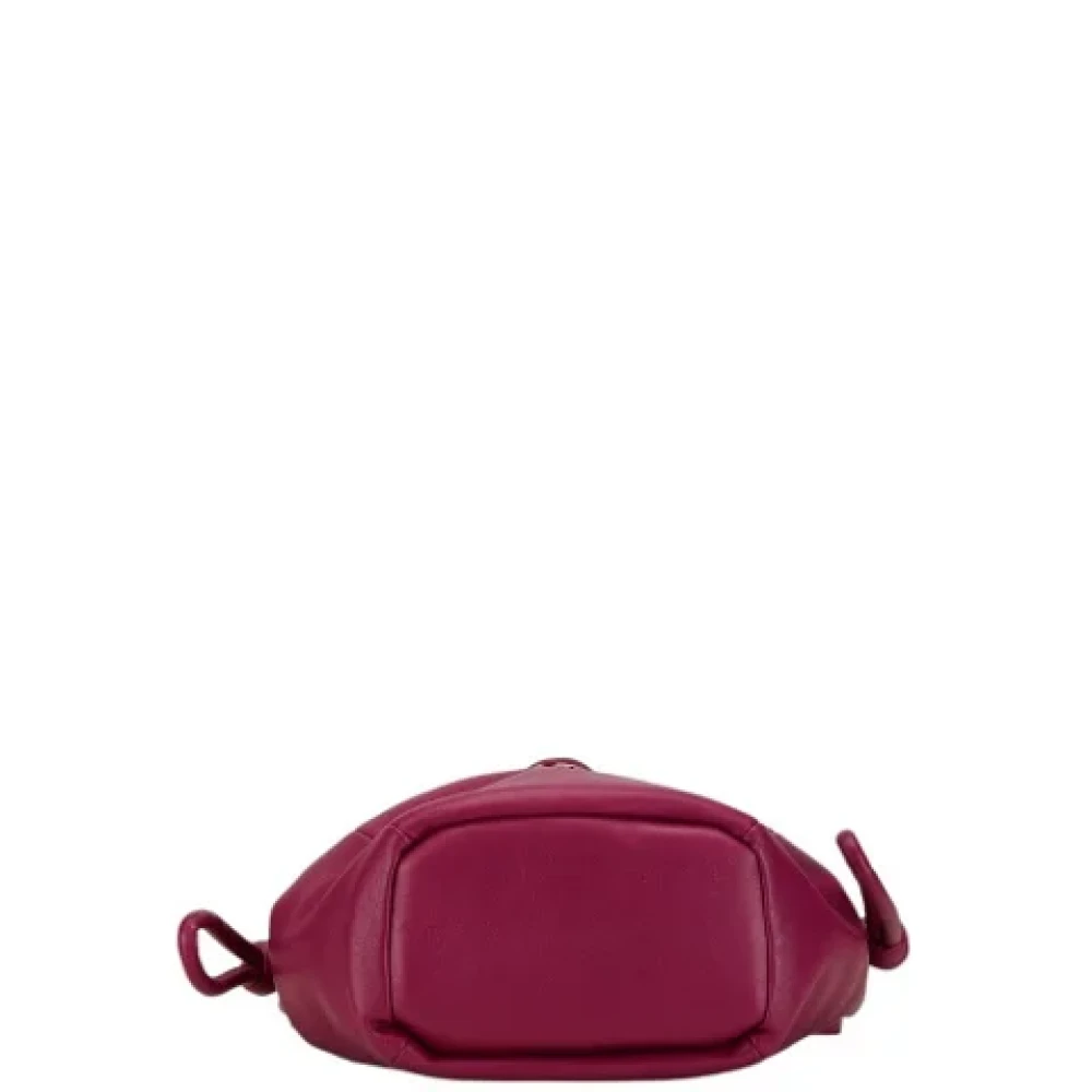 Bottega Veneta Vintage Pre-owned Leather handbags Pink Dames