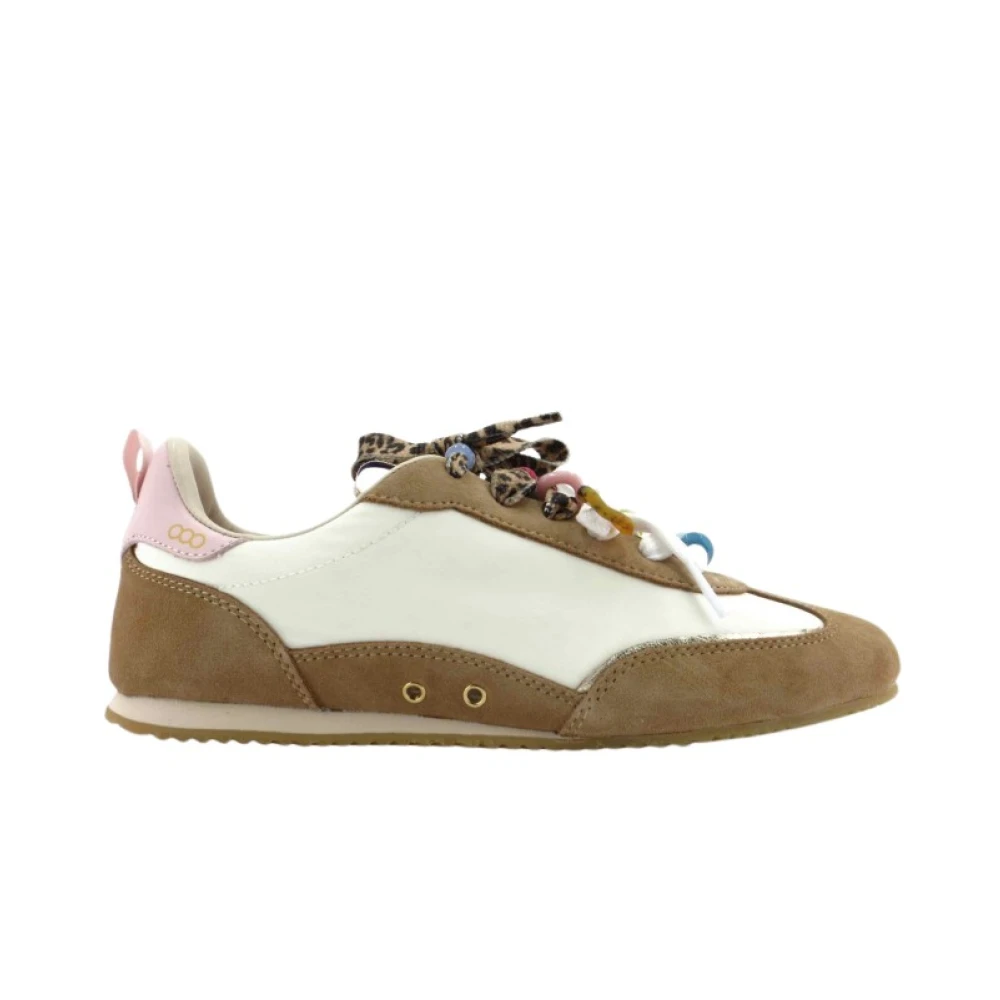 Serafini Leren en Stoffen Sneaker Dames Schoenen Veelkleurig Multicolor