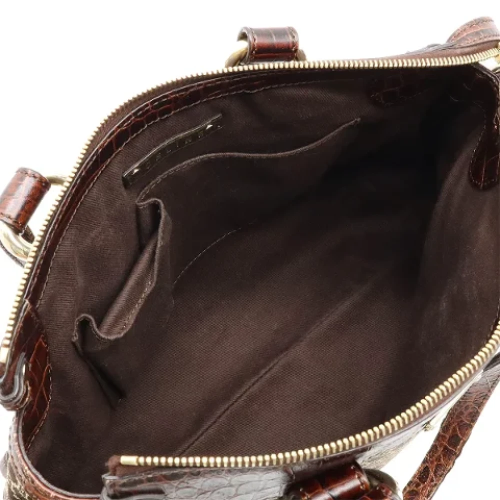Celine Vintage Pre-owned Canvas shoulder-bags Brown Dames
