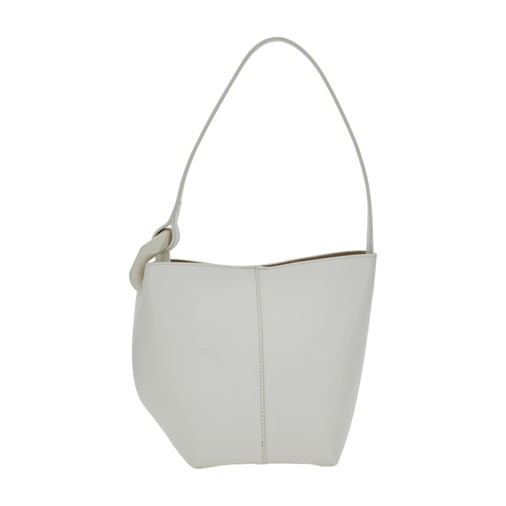 JW Anderson Witte Schoudertas met Metalen Knoop White Dames