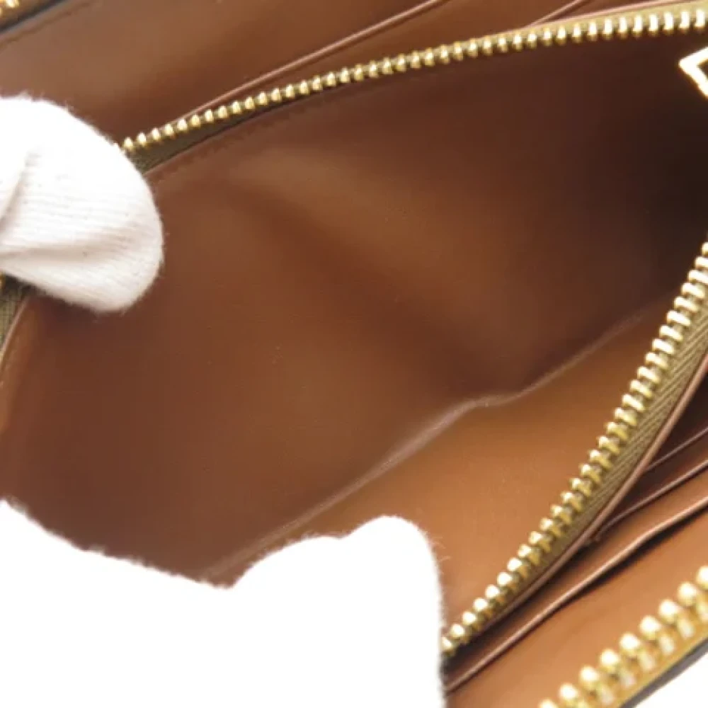Loewe Pre-owned Leather wallets Brown Dames