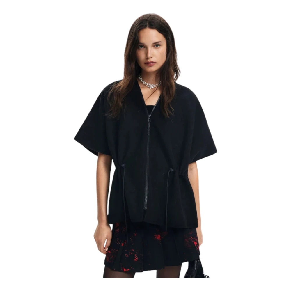 Desigual Dames Poncho Avalon Richmond Black Dames