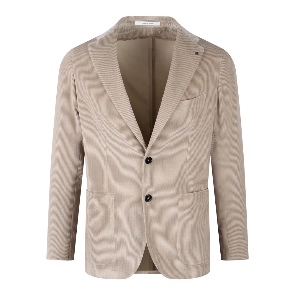 Tagliatore Ribgeweven JAS Beige Heren