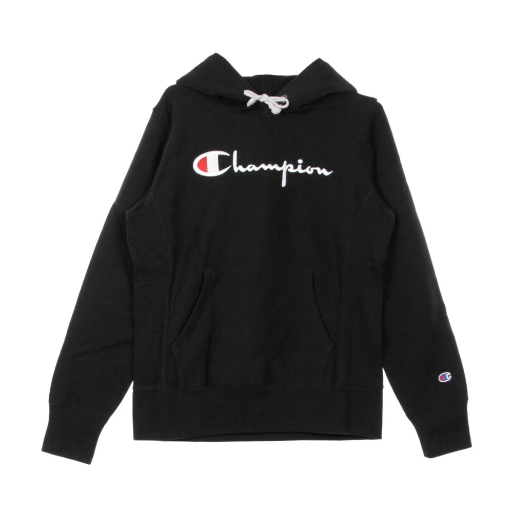 Champion Women's Black Hooded Sweatshirt For - Hoodies - S - Sweatshirts & Hoodies