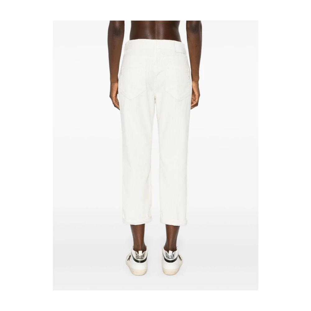Dondup Ivoor Broek voor Vrouwen Beige Dames