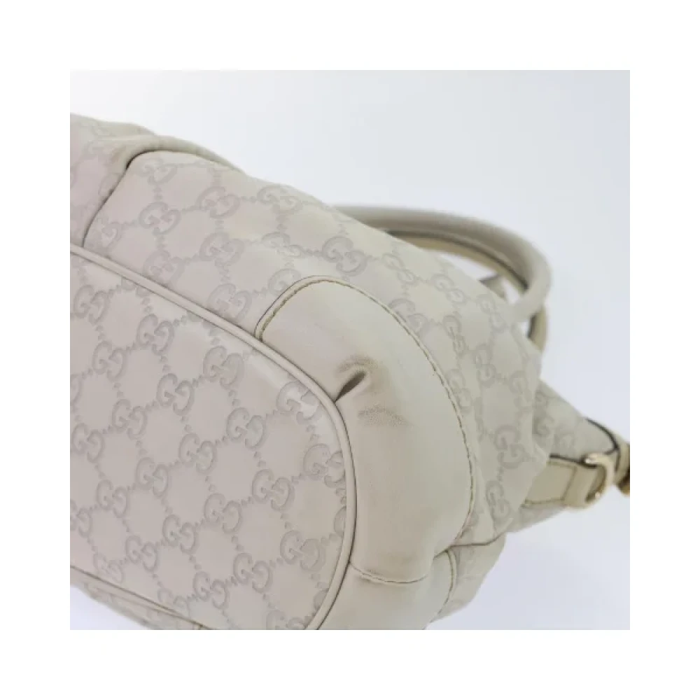 Gucci Vintage Pre-owned Canvas handbags White Dames