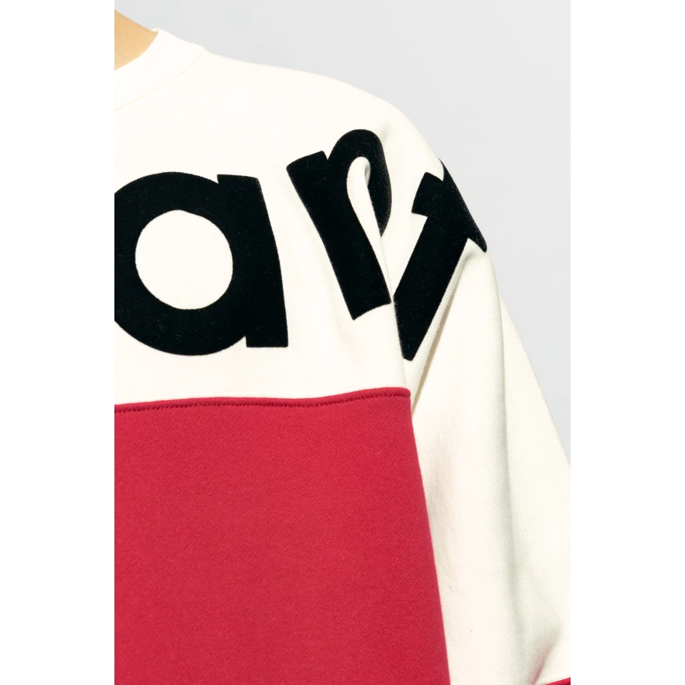 Isabel marant Howley sweatshirt Red Heren
