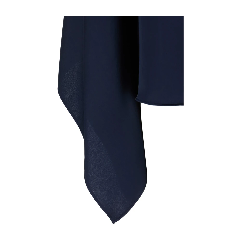 Plain Units Blauwe Lichtgewicht Stoffen Damesjaal Blue Dames