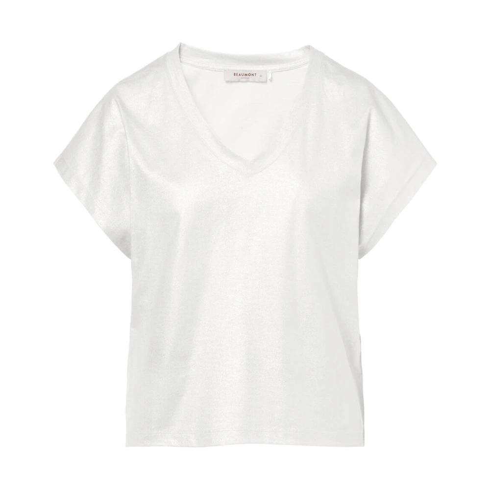 Beaumont Khloe Top met korte mouwen Beige Dames