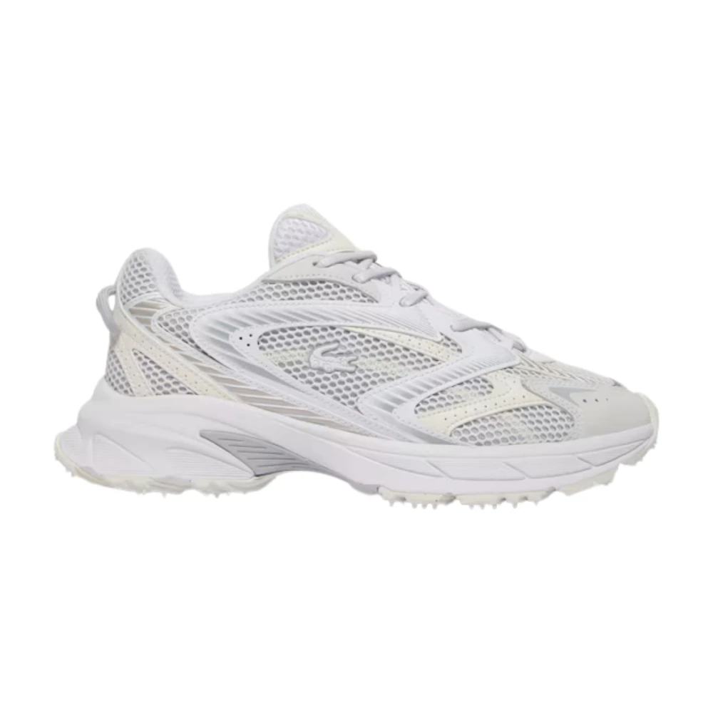 Lacoste Men's White Neo Shot Running Trainers - Sneakers - 10 Uk - Shoes