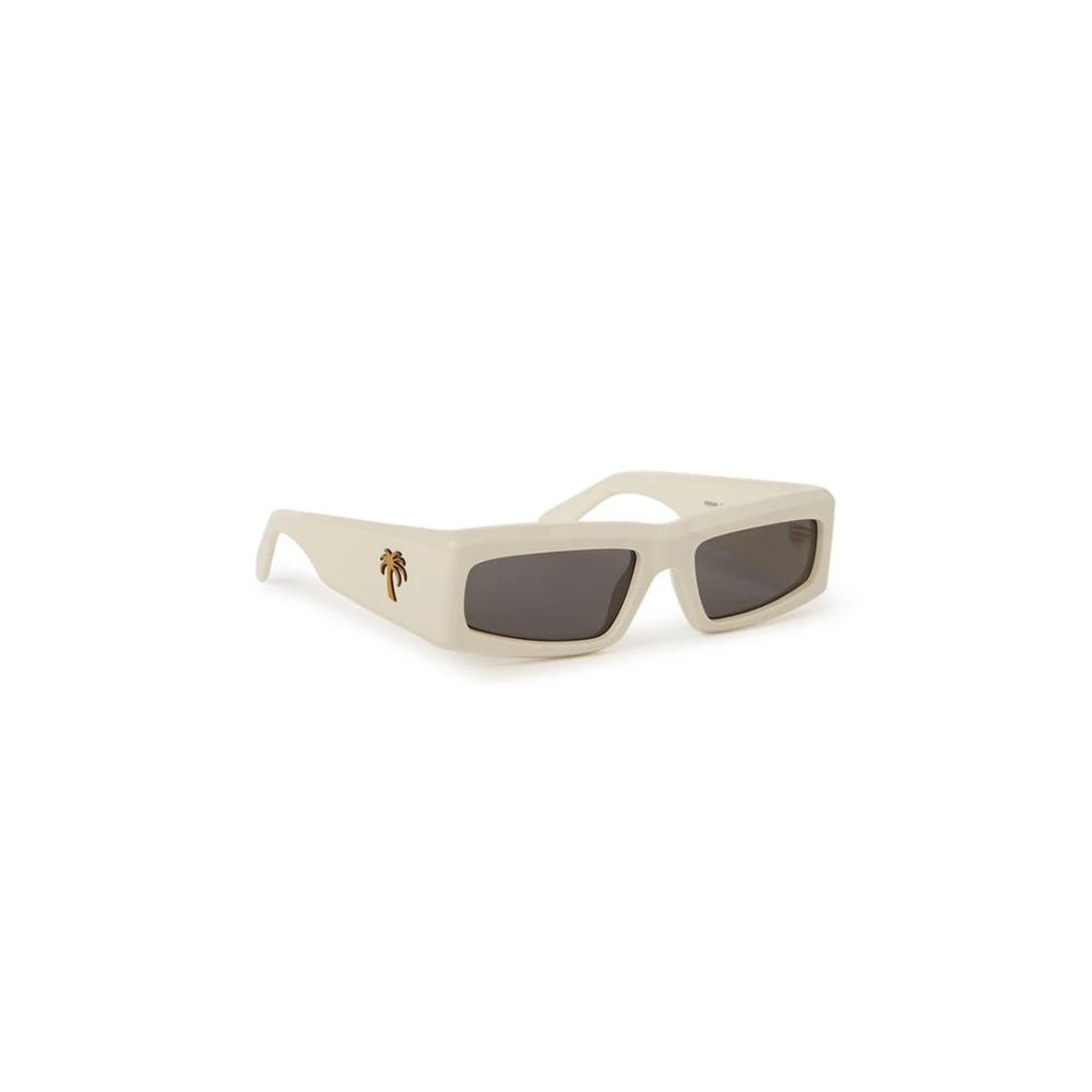 Palm Angels Unisex White Authentic Yreka Glasses With Top-Notch Service