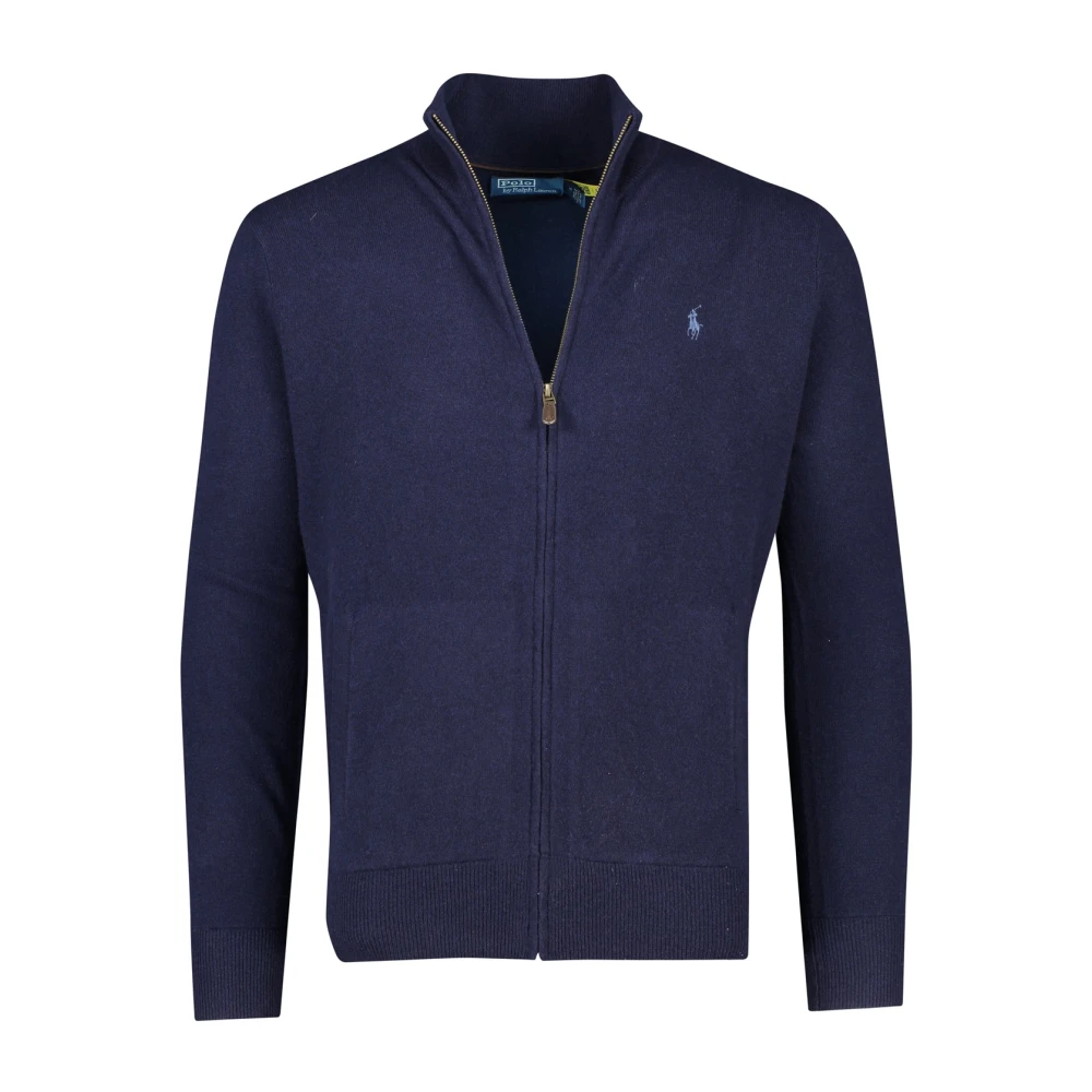 Polo Ralph Lauren Men's Blue Turtlenecks, 2XL, Dark Merino Wool Vest