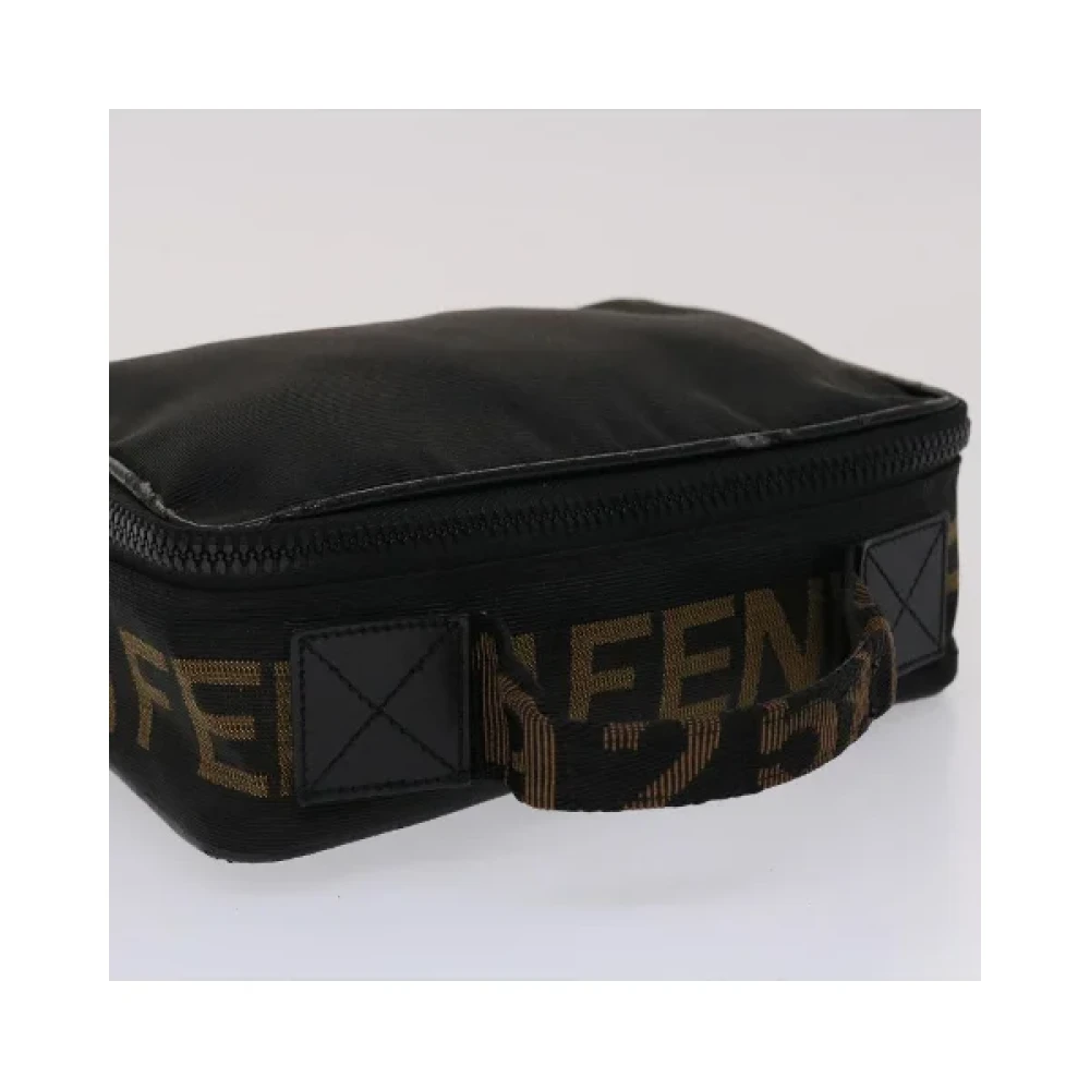 Fendi Vintage Pre-owned Nylon handbags Black Dames