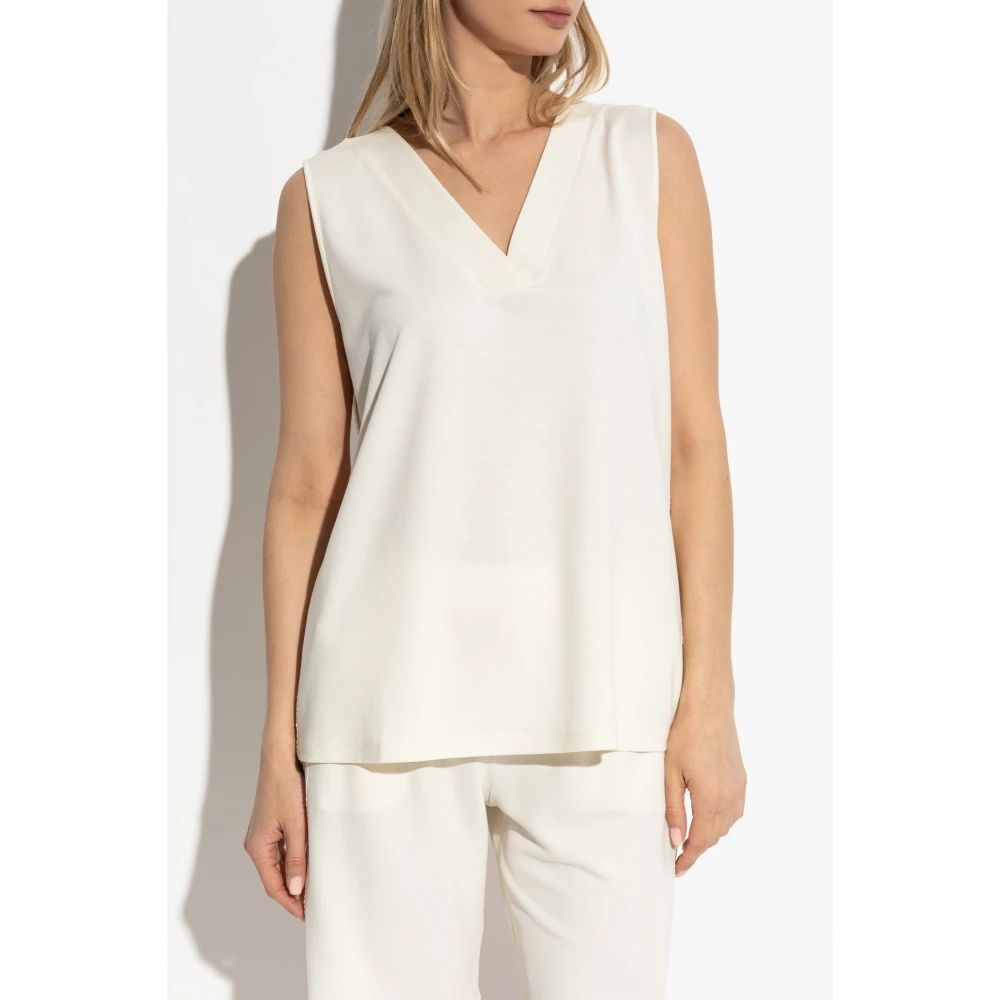 Hanro Top 'Pure Comfort' Beige Dames