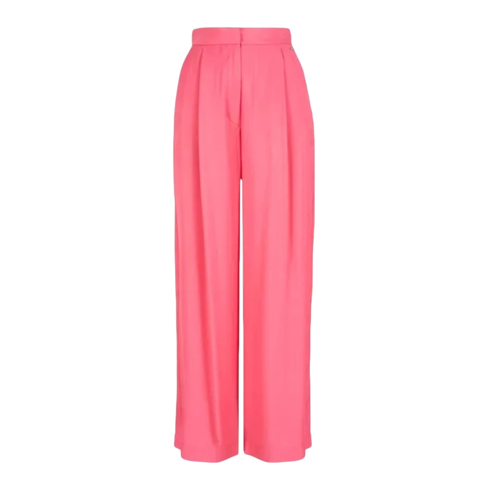 Armani Exchange Vrouw Roze Broeken Dames, 2XS, Wijde Broek