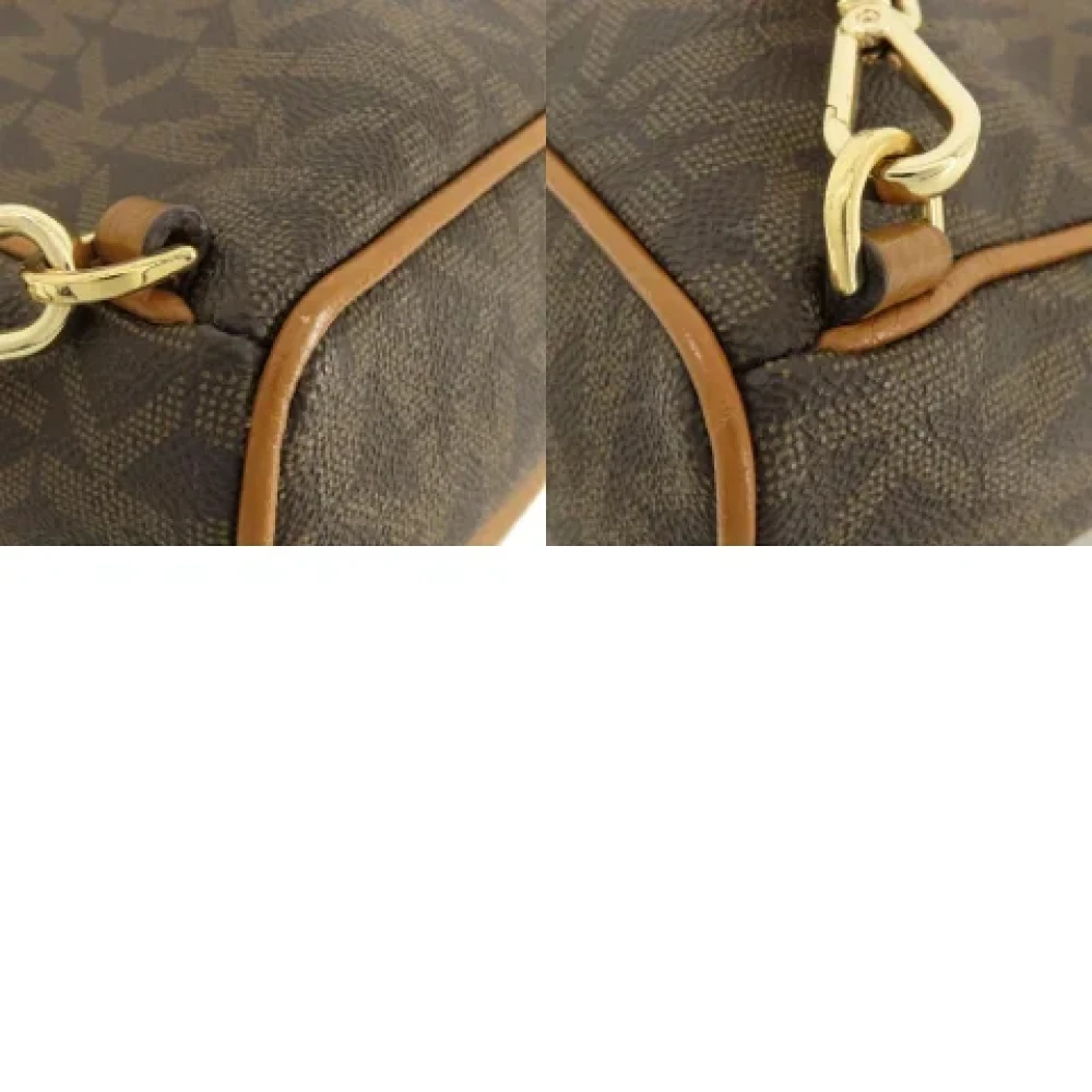 Michael Kors Pre-owned Plastic shoulder-bags Brown Dames
