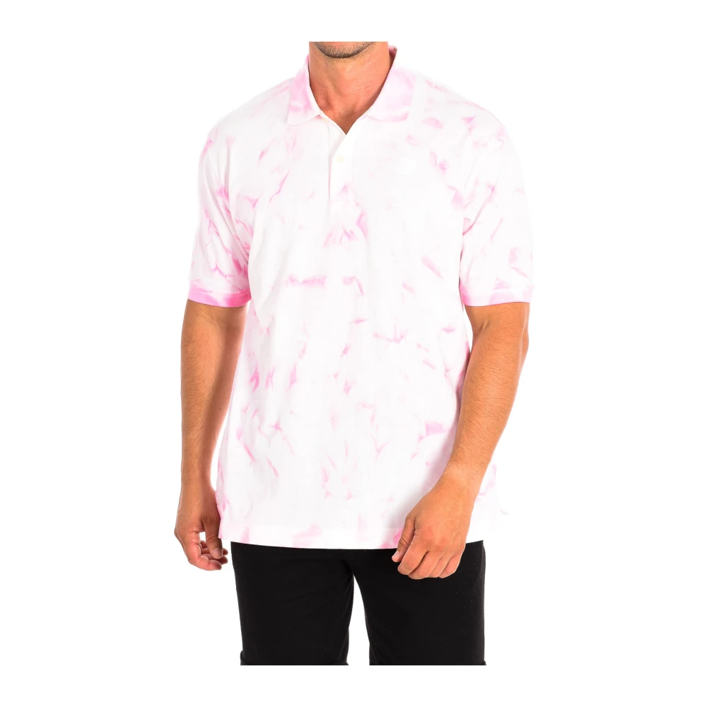 La Martina Men's Pink Polo Shirts, L, Short Sleeve Polo Shirt