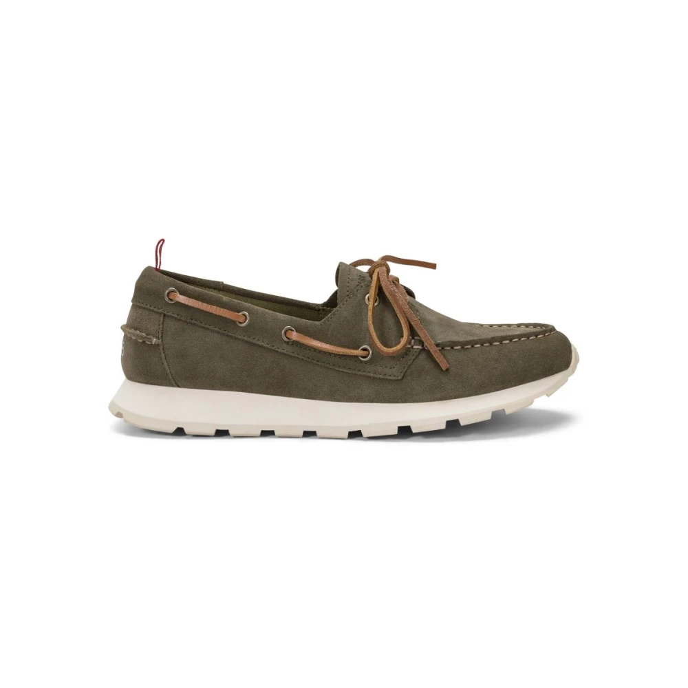 Sun68 Uomo Mocassini Da Tom Barca In Suede Militare - Immagine 2