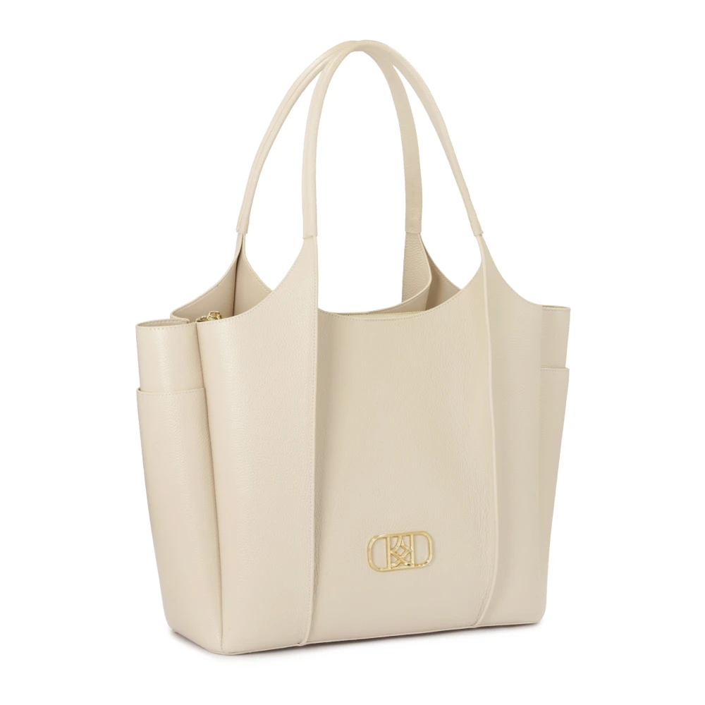 Kazar Ruime crème schoudertas Beige Dames