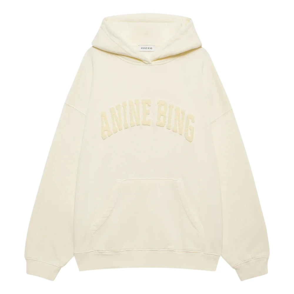 Anine Bing Men's Beige Harvey Sweatshirt - Hoodies - Xs - Sweatshirts & Hoodies