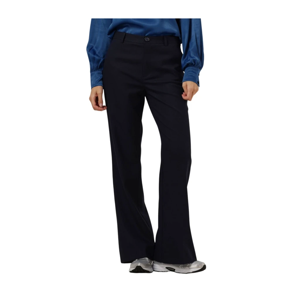 MOS MOSH Blauwe Elegante Rhys Caia Pant Blue Dames