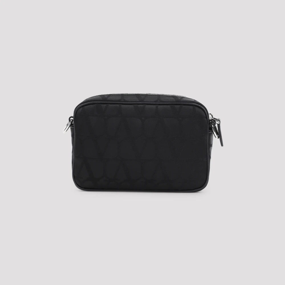 Valentino Garavani Zwarte Crossbody Tas Stijlvol Black Heren