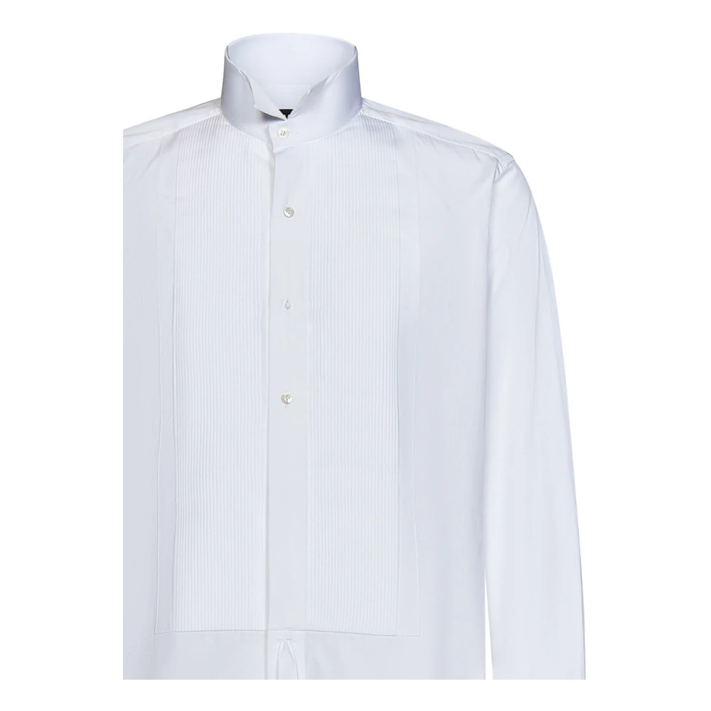 Tom Ford Witte Overhemden Aw23 White Heren