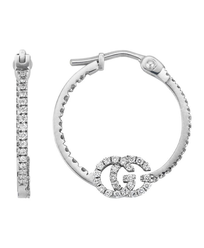ybd581982001-gg-running-hoop-earrings-in-18k-white-gold-and-diamonds