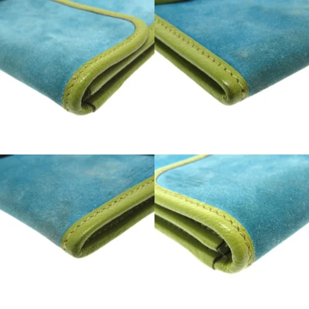 Hermès Vintage Pre-owned Fabric clutches Blue Dames
