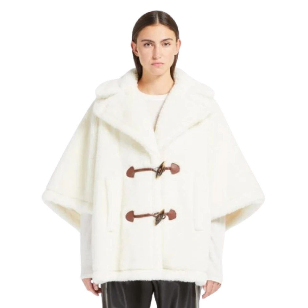 Max Mara Witte Teddy Cameljas White Dames