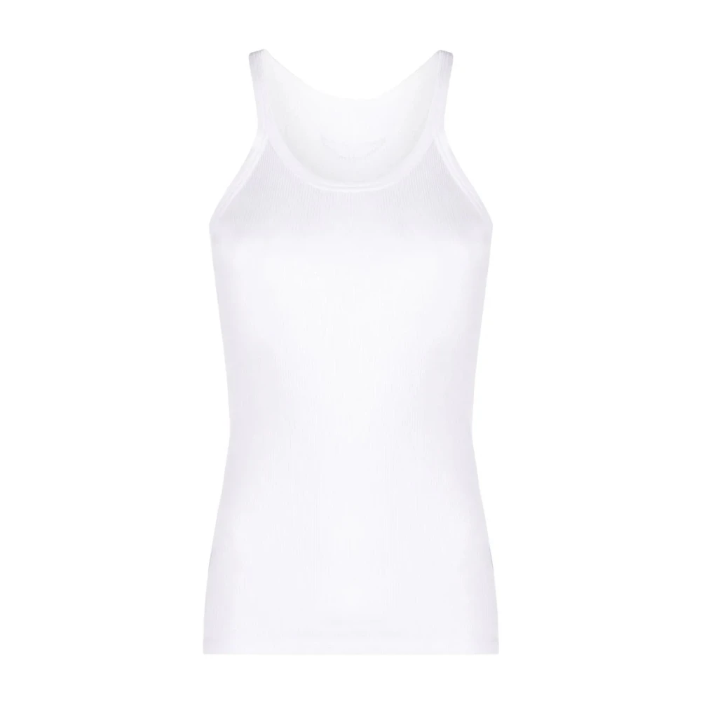 Zadig & Voltaire Witte wing-print tanktop White Dames