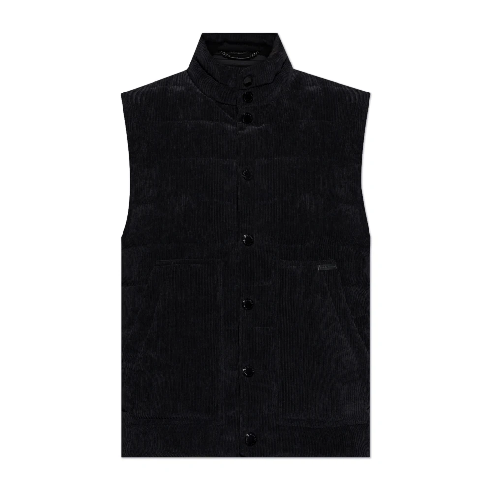 Dolce & Gabbana Geribd vest Black Heren