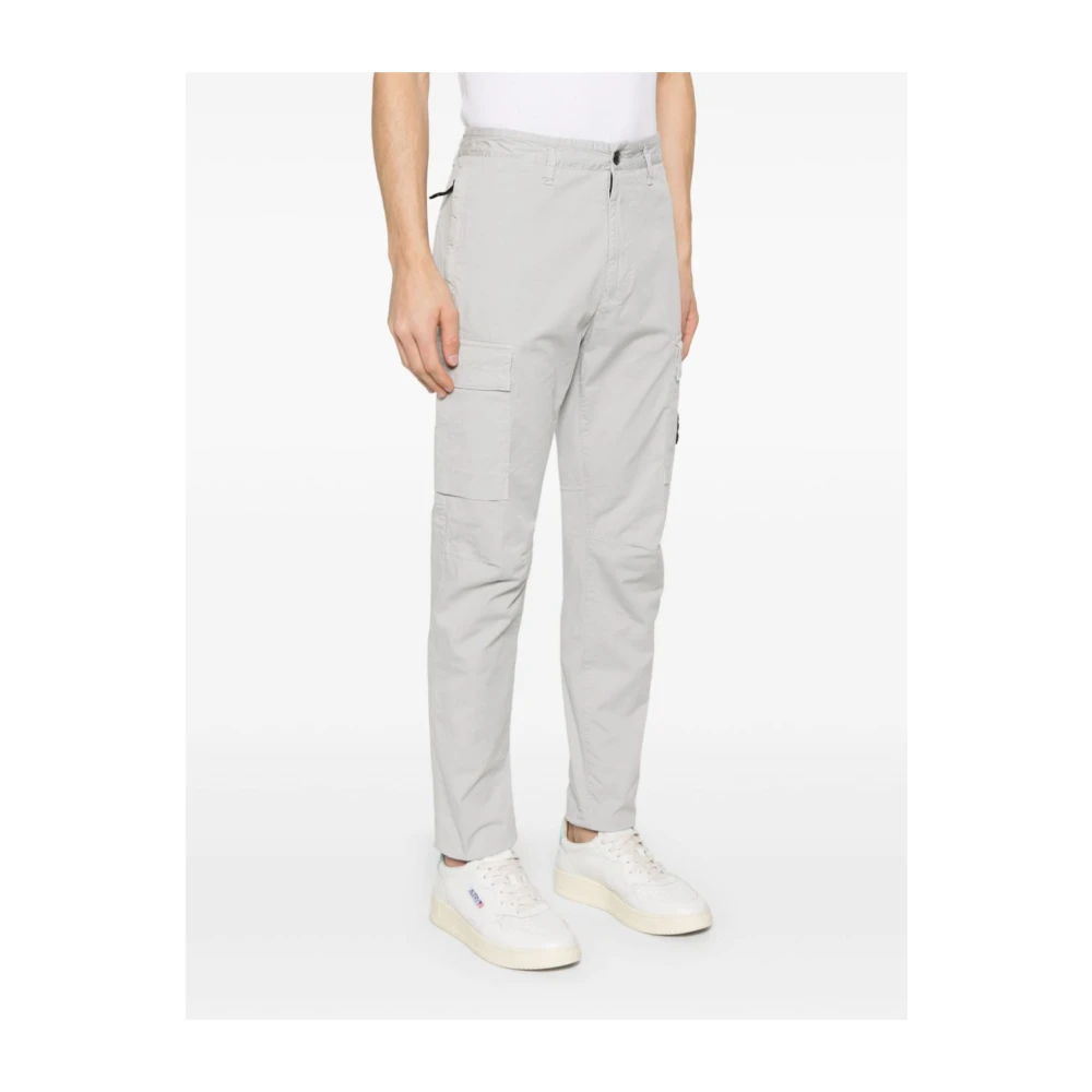 Stone Island Grijze Broek Verrijk Garderobe Eigentijdse Look Gray Heren